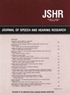 JOURNAL OF SPEECH LANGUAGE AND HEARING RESEARCH封面